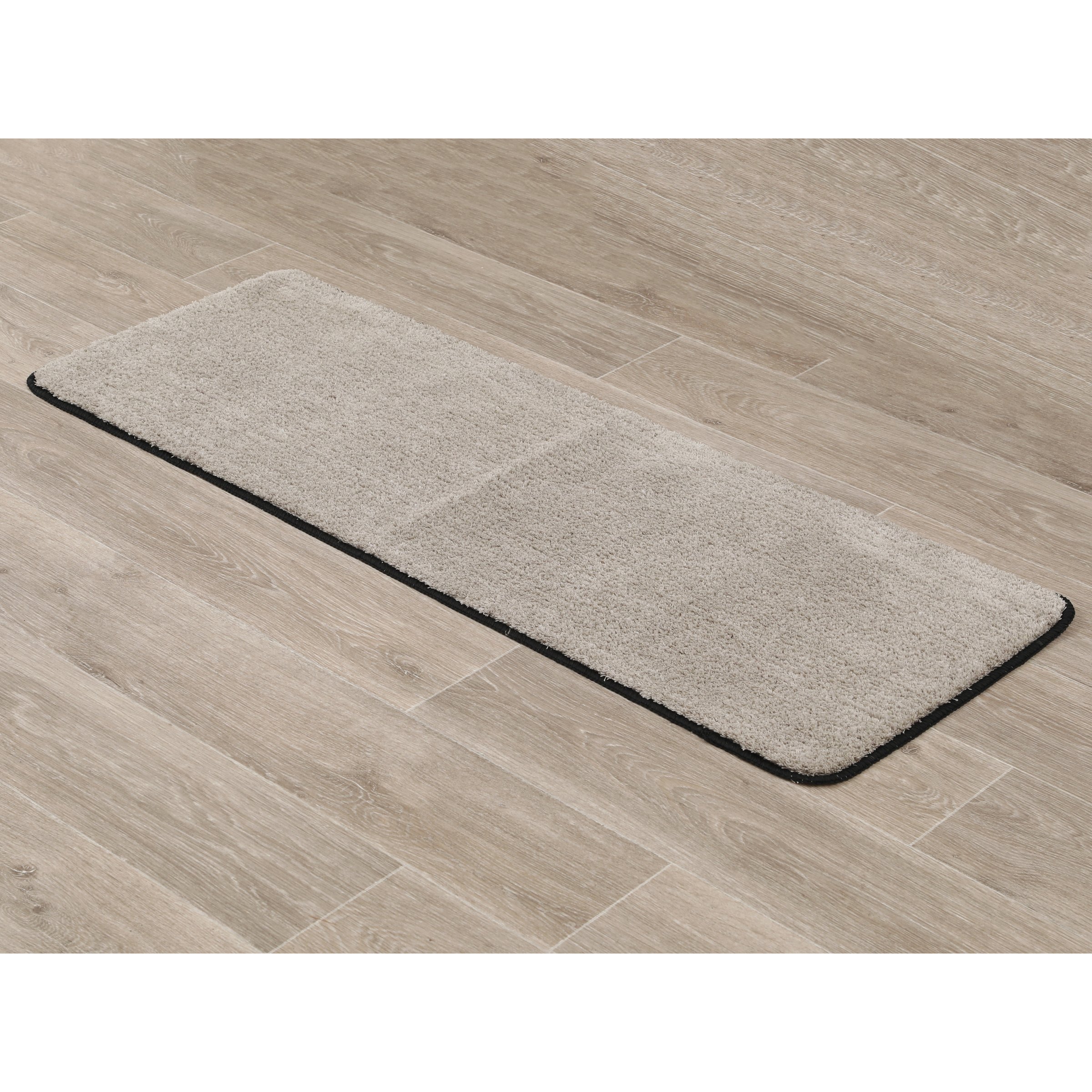 Tappeto antiscivolo doccia (120 cm) Black Line Grigio spago / nero 1