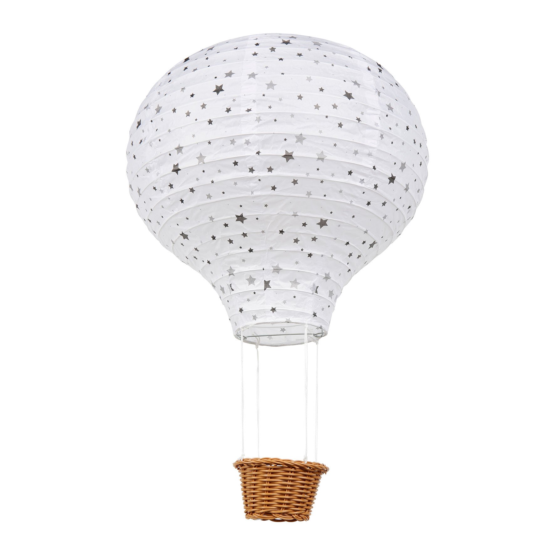 Lampadario carta Mongolfiera Stelle Multicolore 1