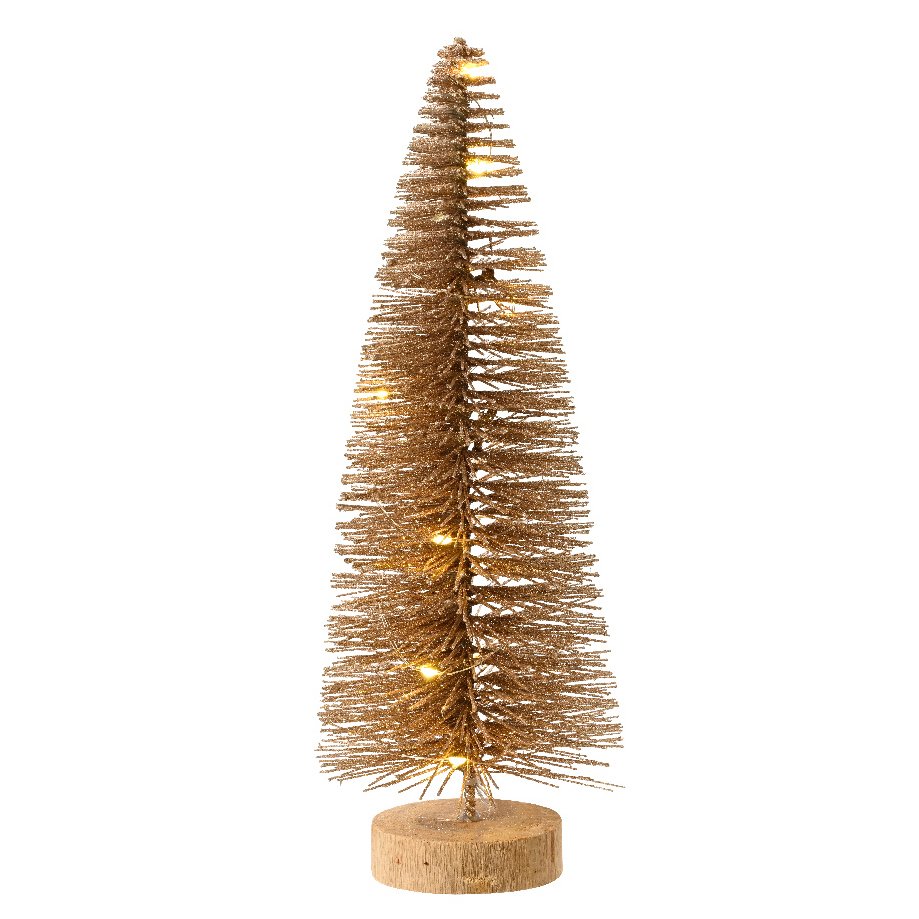 Albero di Natale luminoso Lidy 30 cm Oro