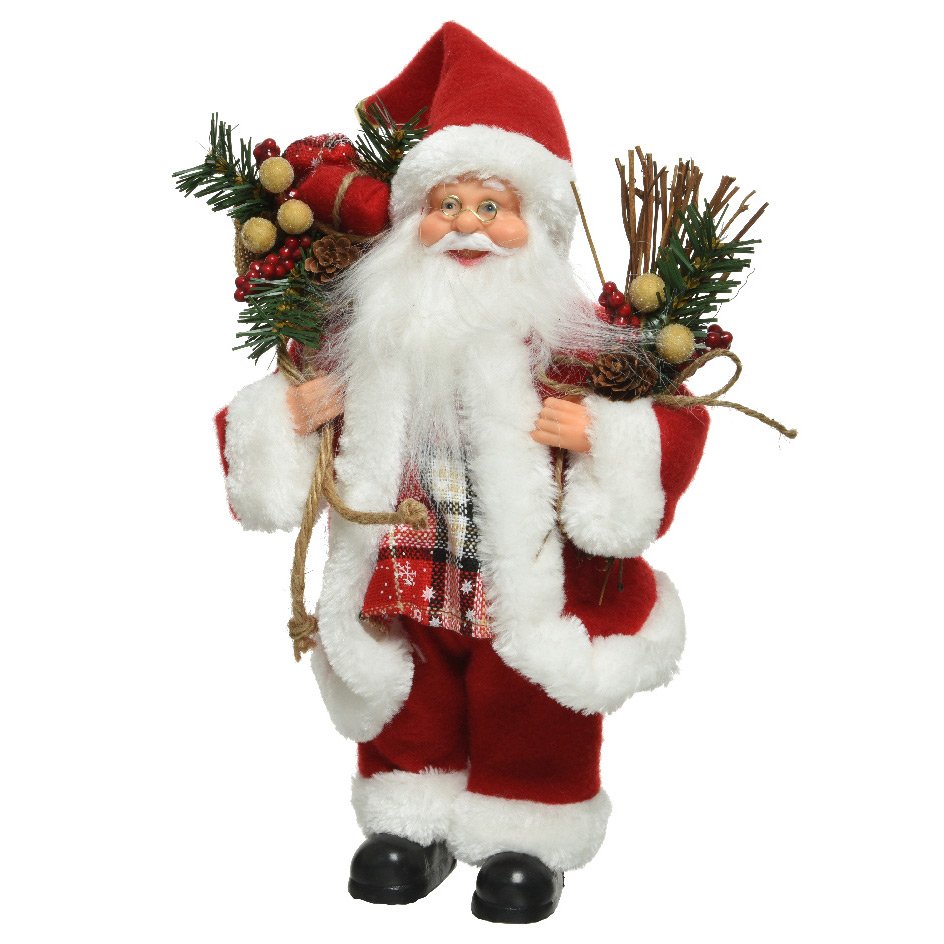 Babbo Natale Scintilla Alt. 30 cm 1