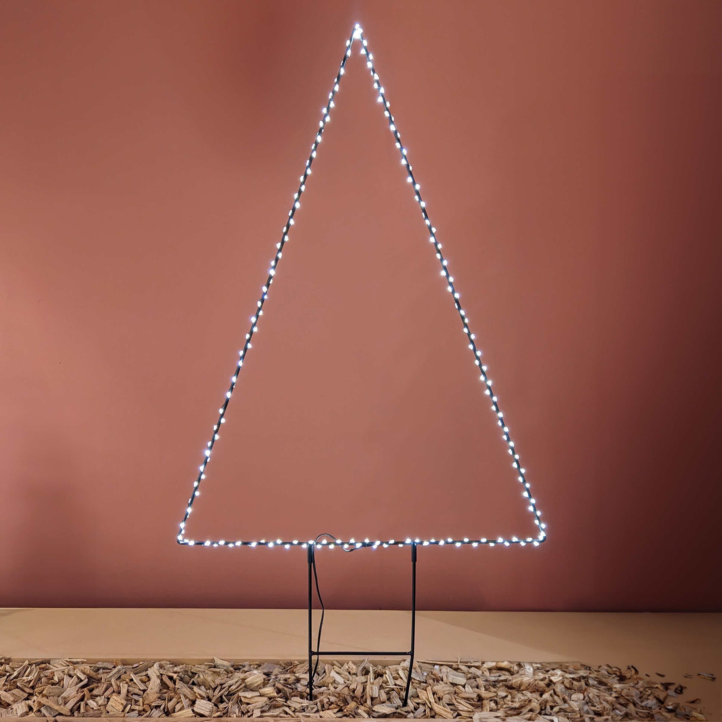 Piramide luminosa Crystal Bianco caldo 180 LED