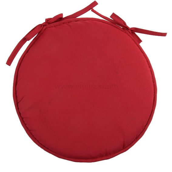 Cuscino per sedia rotondo Nelson Rosso 1