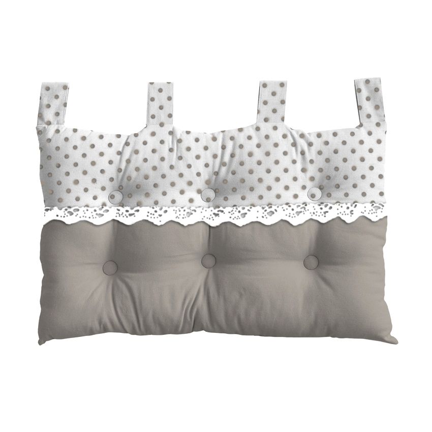 Testata letto Romantica Pizzo (70 cm) Lino 1