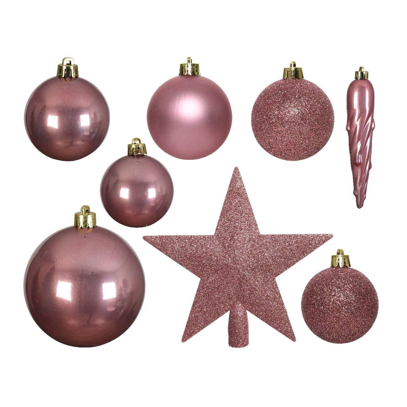 Kit di decorazioni di Natale Novae Rosa antico 1