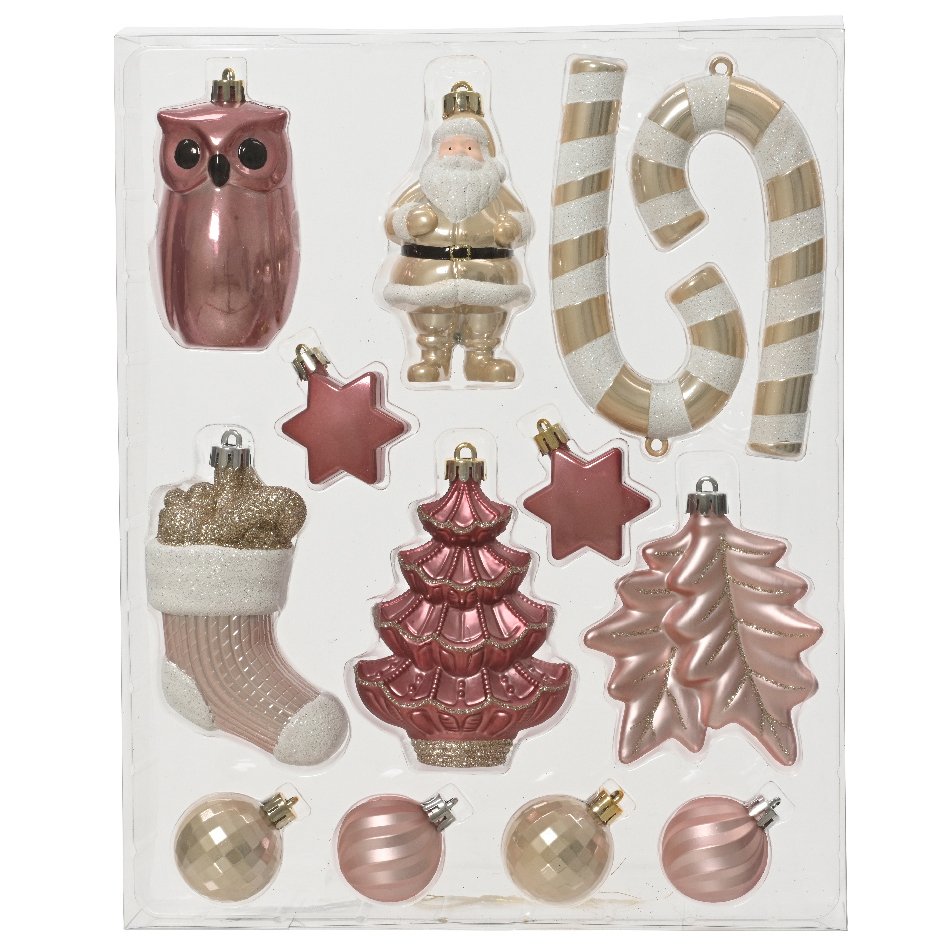 Kit di decorazioni di Natale Manaé Rosa 1