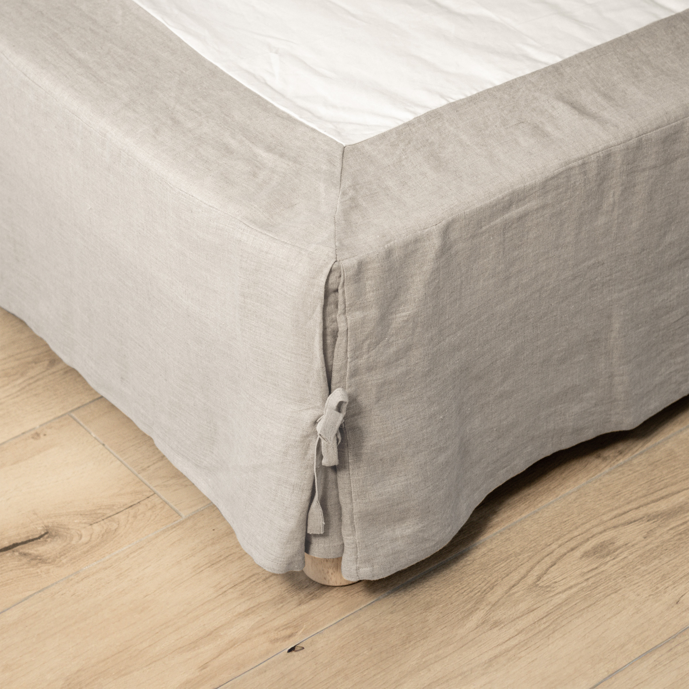 Mantovana lino lavato (160 x 200 cm) Louise Beige 1