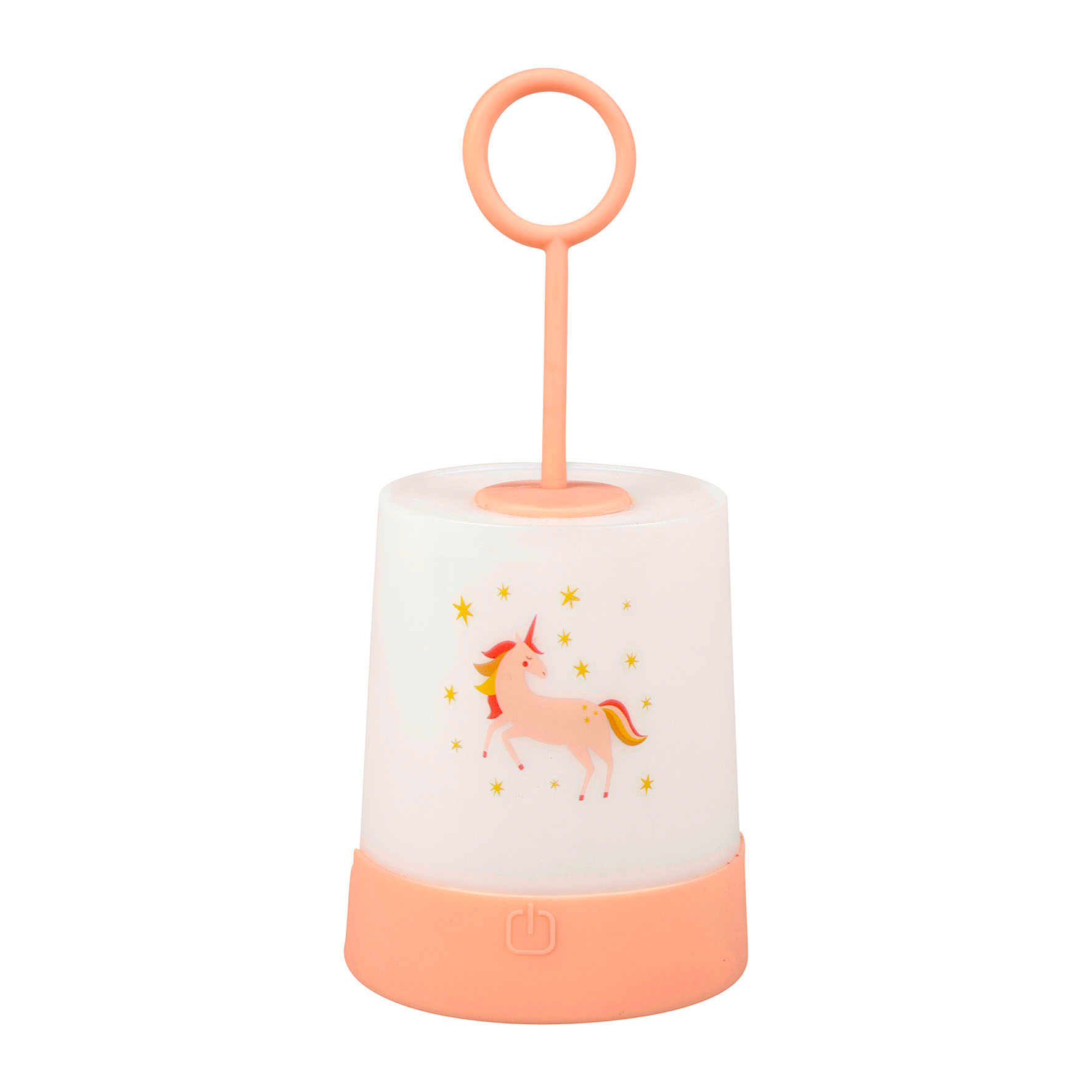 Luce notturna nomade bambini pila (18,8 cm) Unicorno Rosa