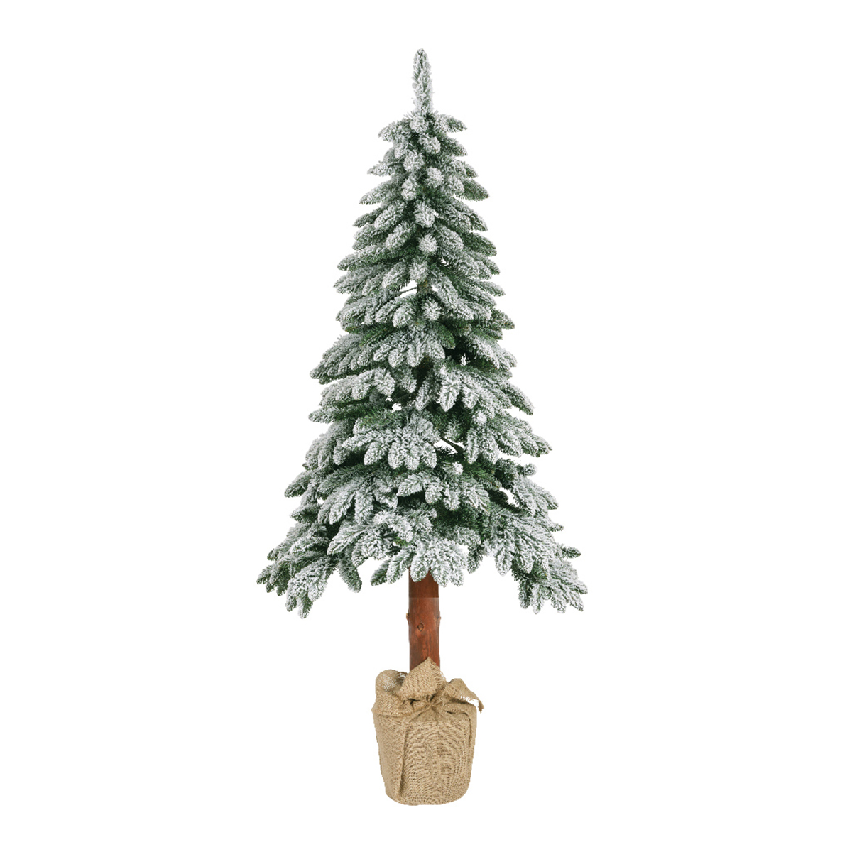 Albero di Natale artificiale H180 cm Tora Verde innevato