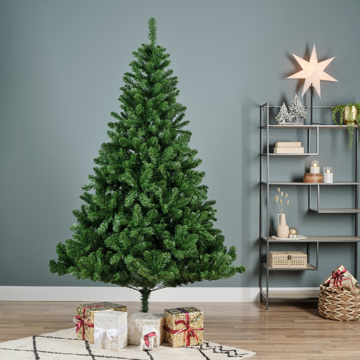 Albero di Natale artificiale H240 cm Eco Tree Verde abete