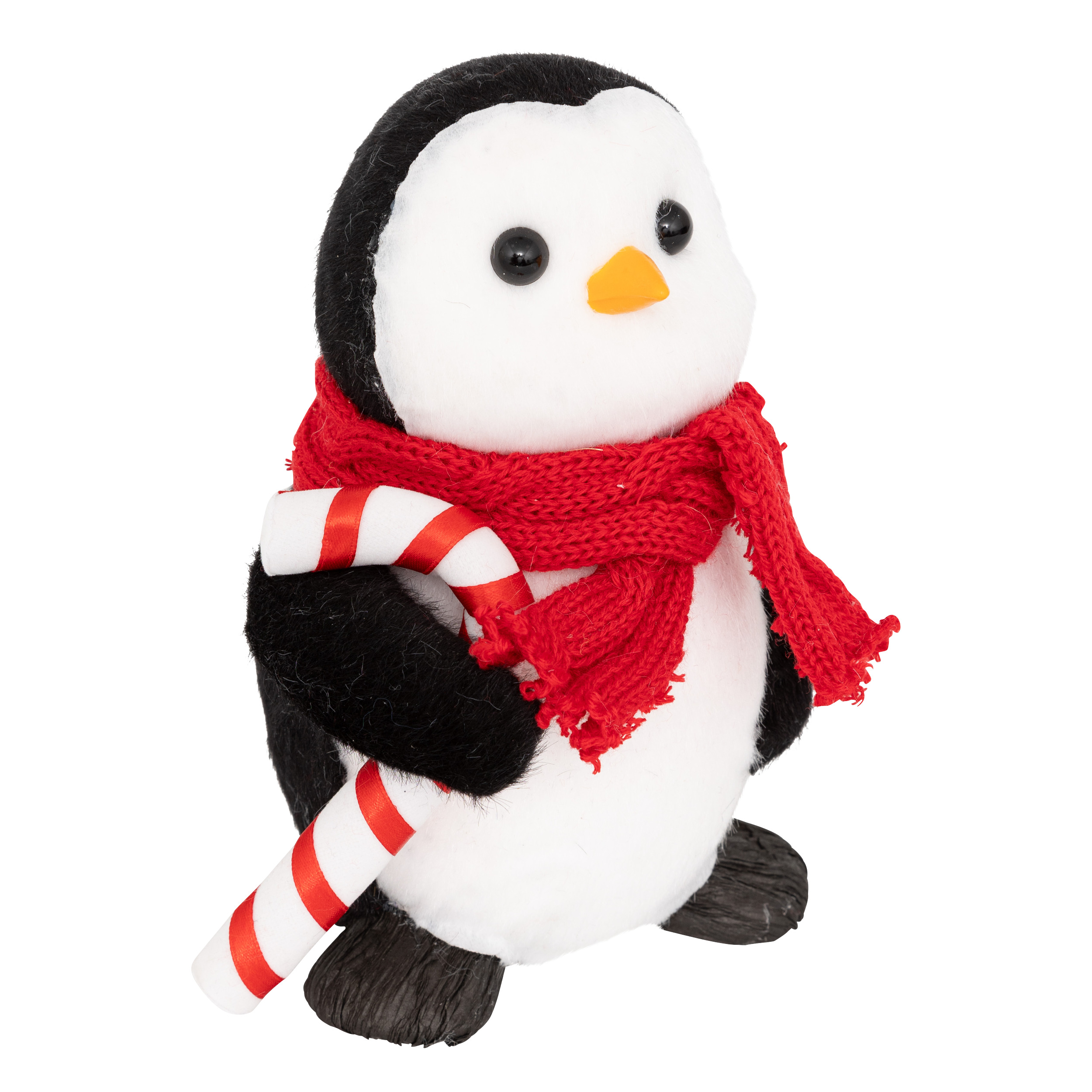 Pinguino di Natale (H19 cm) Pingu e Canna di zucchero