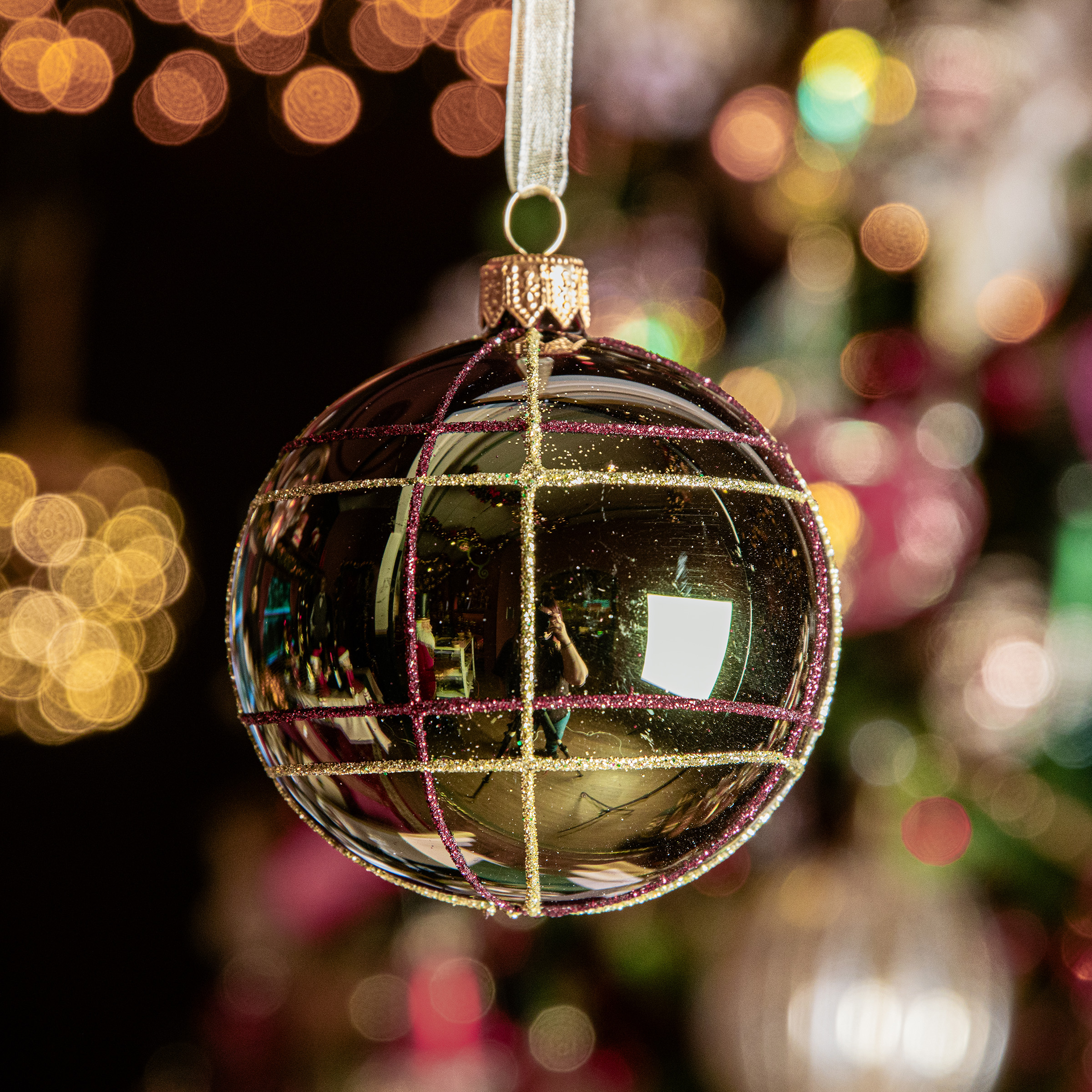 Set di 6 palline di Natale in vetro (D80 mm) Scozia Verde albero