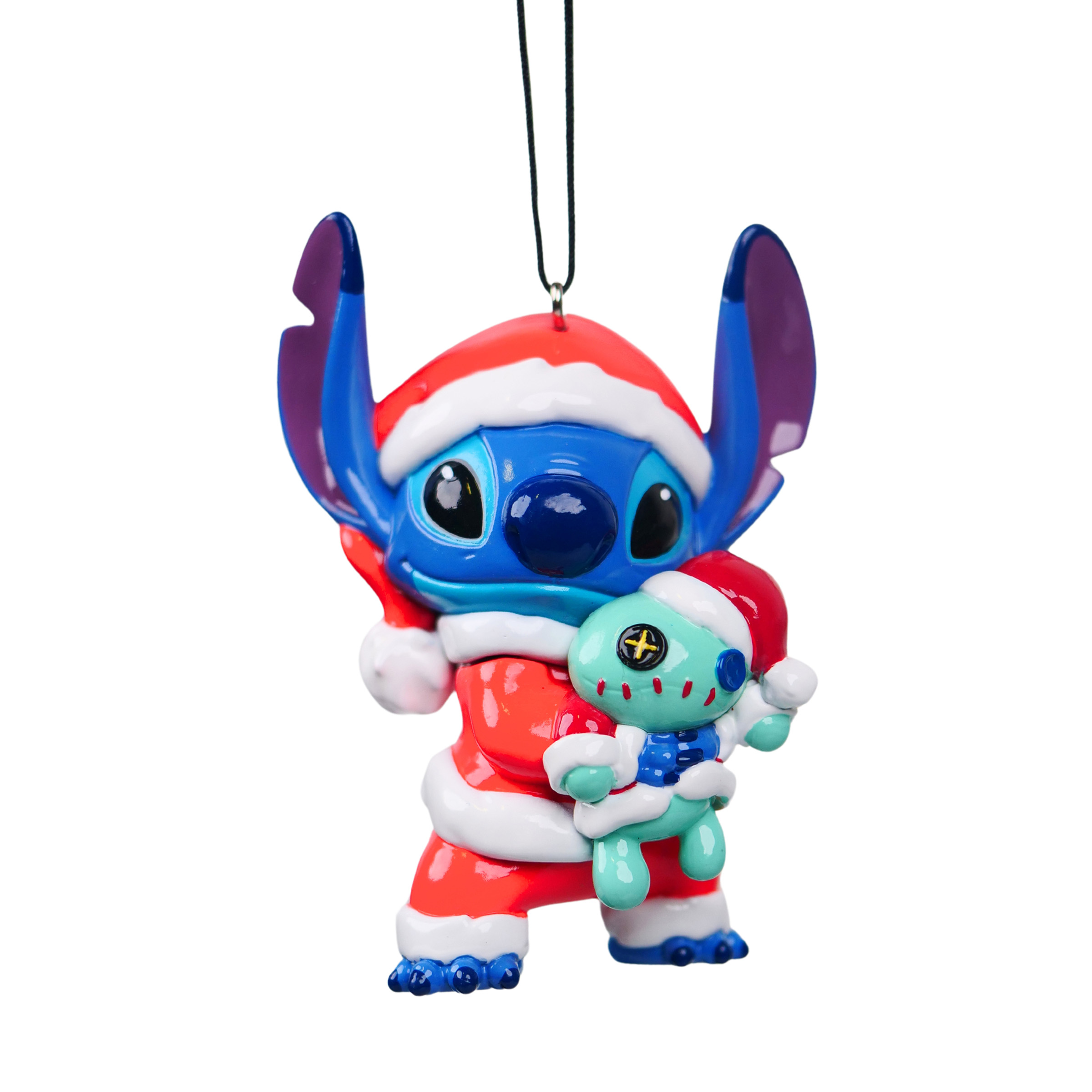 Decorazione da appendere di Natale Disney (H8 cm) Stitch e il suo peluche