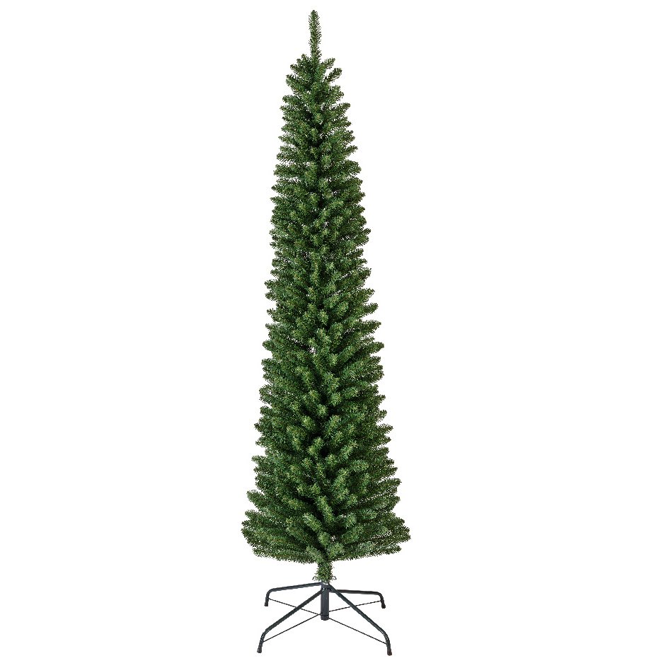 Albero di Natale artificiale H300 cm Narrow Verde abete