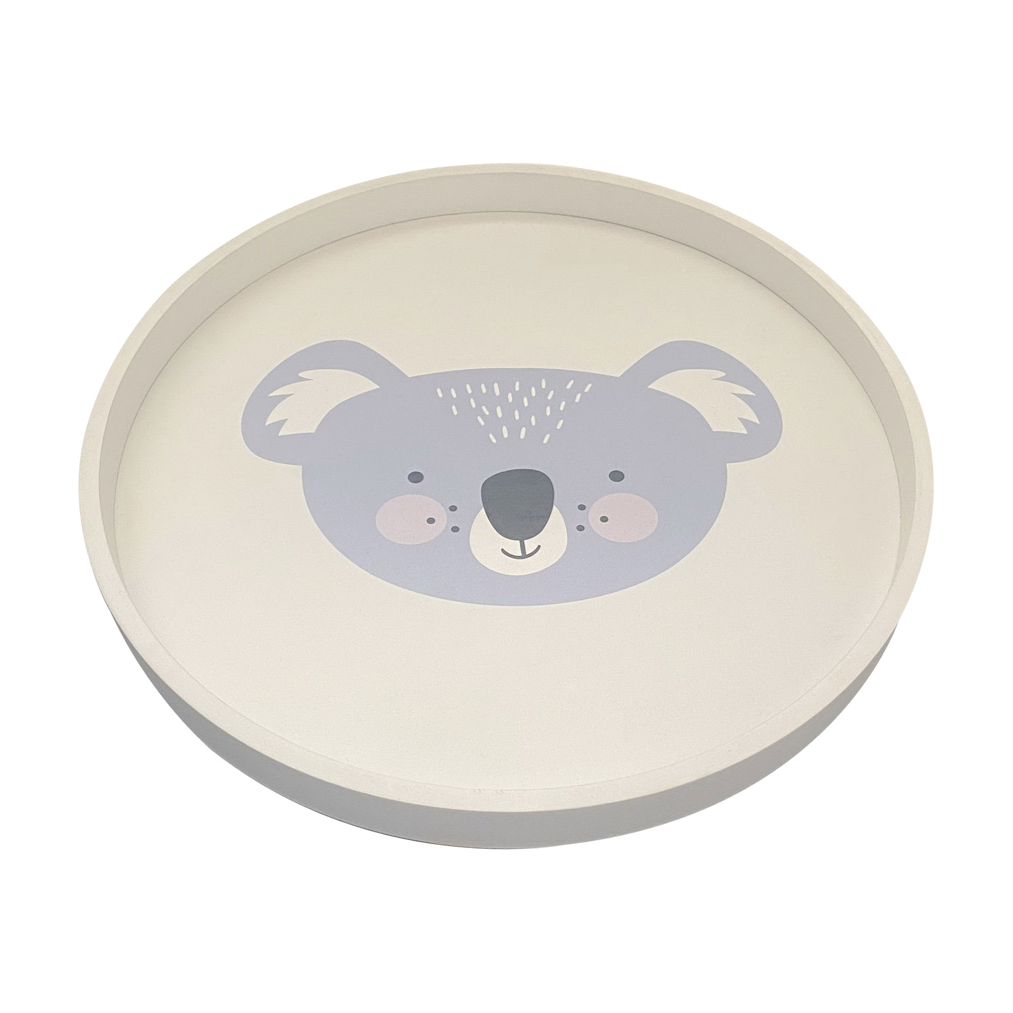 Tavolino bambini legno (D30 cm)  Koala Blu