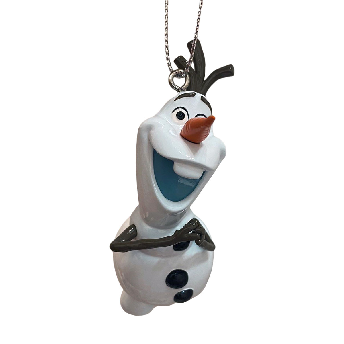 Decorazione da appendere di Natale Disney (H7 cm) Olaf buffo Bianco