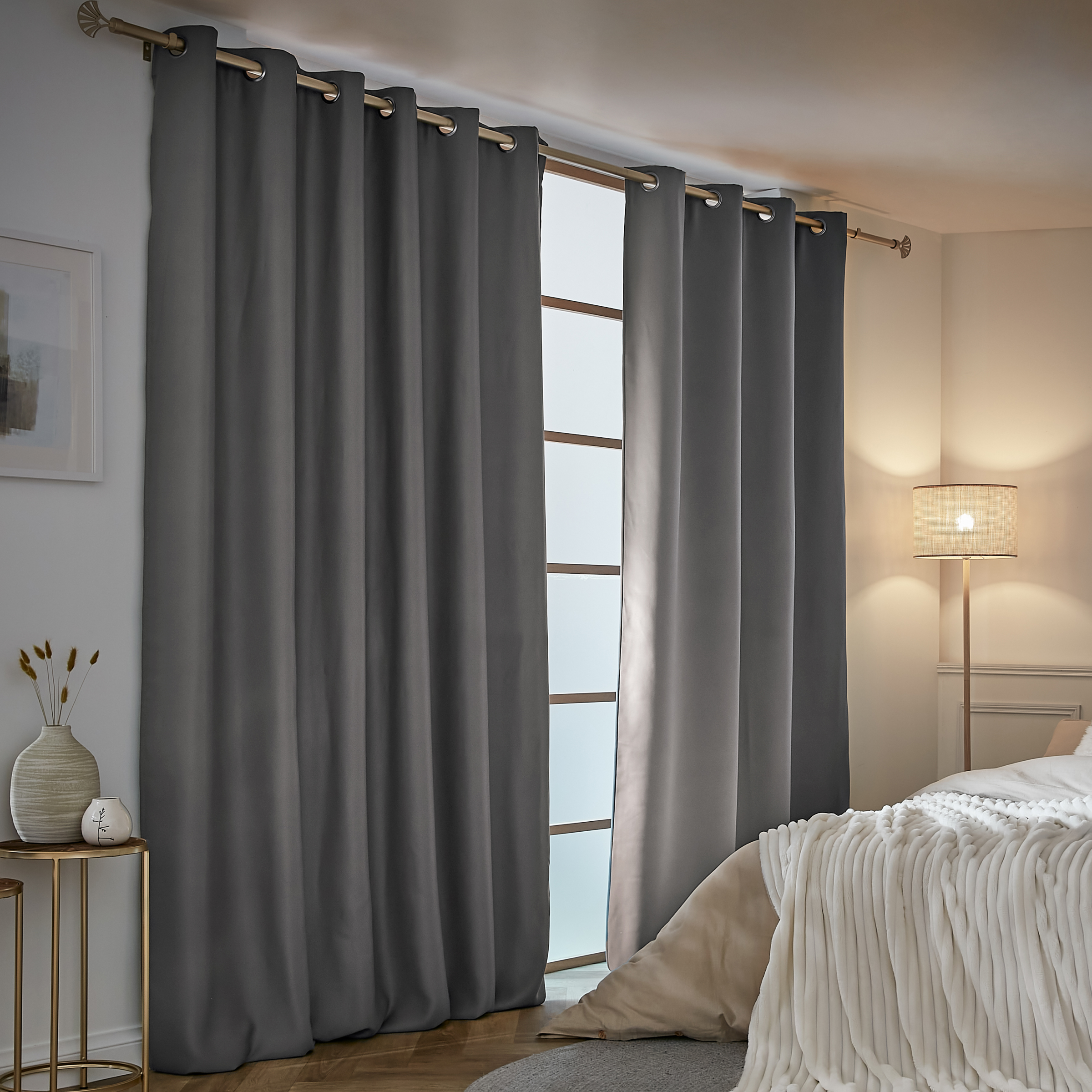 Tenda termica oscurante (180 x 260 cm) Calore Grigio antracite