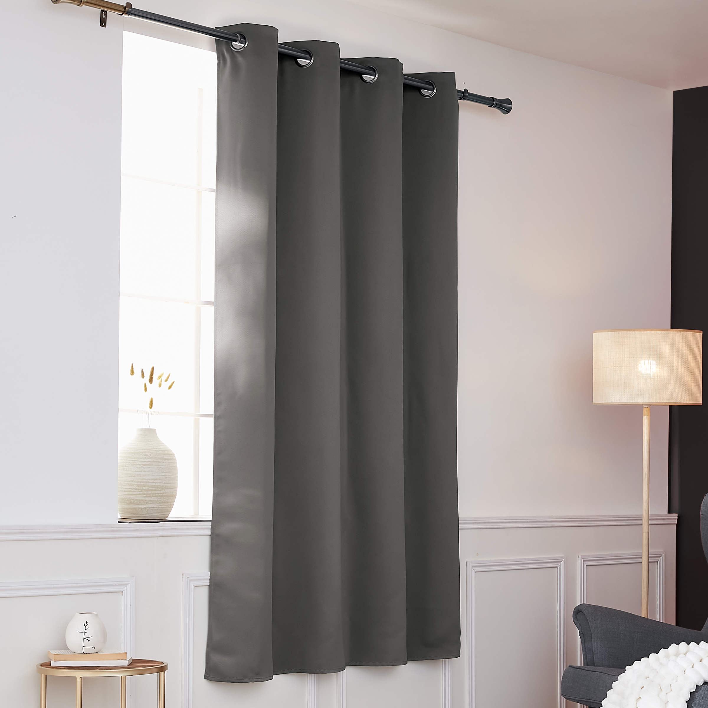 Tenda termica oscurante (140 x 180 cm) Calore Grigio antracite