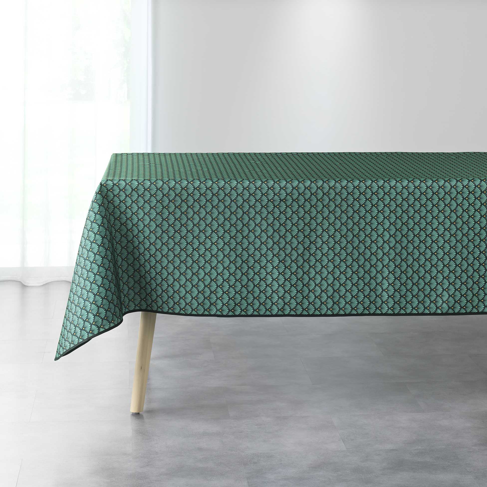 Tovaglia rettangolare antimacchia (L240 cm) Artchic Verde